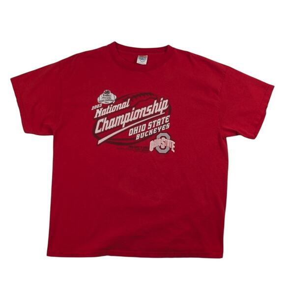 Delta Other - Vintage Ohio State Buckeyes 2003 National Championship Y2K Red Shirt Size XL